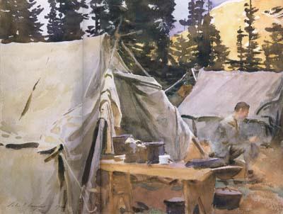 John Singer Sargent Camp at Lake O'Hara (mk18) oil painting image